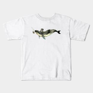 Fancy Whale Kids T-Shirt